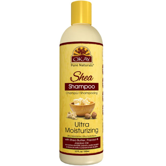 OKAY SHEA SHAMPOO 12oz / 355ml