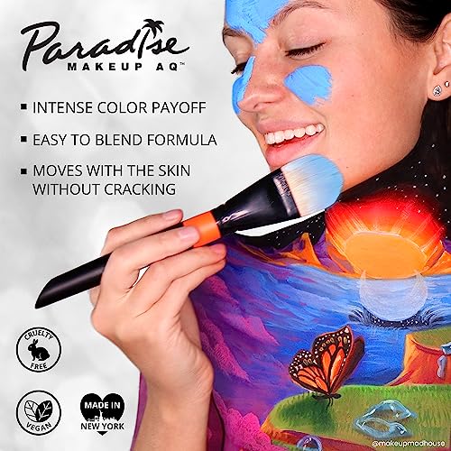 Mehron Makeup Paradise Makeup FX 8 Color Basic Palette | Magnetic Refillable Body Paint & Face Paint Palette | Professional & Water Activated | Costumes, SFX, Halloween, & Cosplay