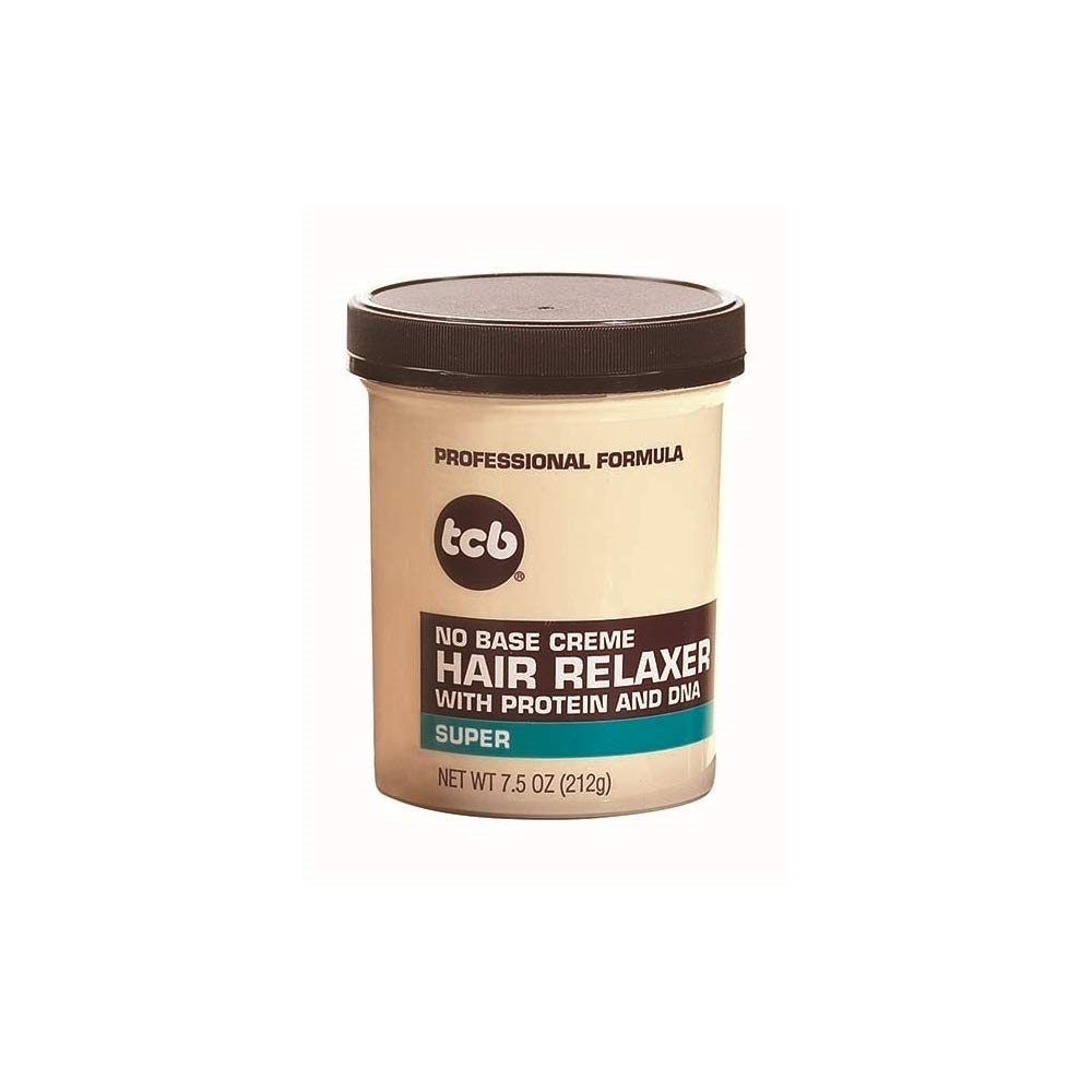 Tcb Hair Relaxer No Base Creme 7.5 Ounce Super Jar (221Ml) (3 Pack)