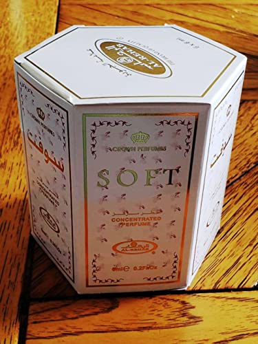 Al-Rehab Soft - 6ml (.2oz) Roll-on Perfume Oil (Crown Perfumes) (Box of 6)"