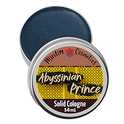 Ethiopian Frankincense SOLID Cologne | Rare resin of Boswellia Neglecta | Exotic Cassis Oud | Grapefruit Musk | Halal || Made in Canada - Muslim Cosmetics - Abyssinian Prince 0.5oz / 14ml