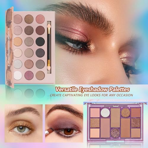 Makeup Kit for Women Full Kit Makeup Kits for Teens Teenager Makeup Gift Set for Teens Women Eyeshadow FoundationTeen Makeup Kit Makeup Sets