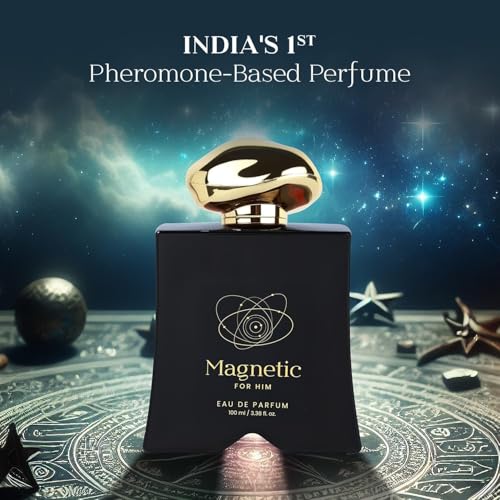 Mood Collection Magnetic Eau De Parfum for Him with Grapefruit, Jasmine and Vanilla |Premium, Long Lasting Fragrance Perfume for Men, 100 ML