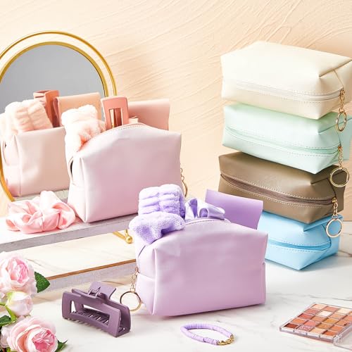 Zeyune 36 Pcs Gifts Sets Bulk for Teen Tween Women Preppy Party Favors Sets Preppy Makeup Bag Hair Pin Scrunchies Headbands Bracelets Trendy Stuff Gift for Women Friend Birthday(Vivid Colors)