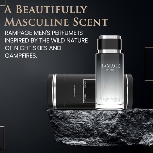 Cologne for Men – INSPIRED by A WORLD RENOWNED MEN’S PERFUME – Bergamot, Pepper, Vanilla, Ambroxan – Sexy, Bold, Fresh, Long-Lasting Eau De Parfum 100ml (3.4 fl oz)