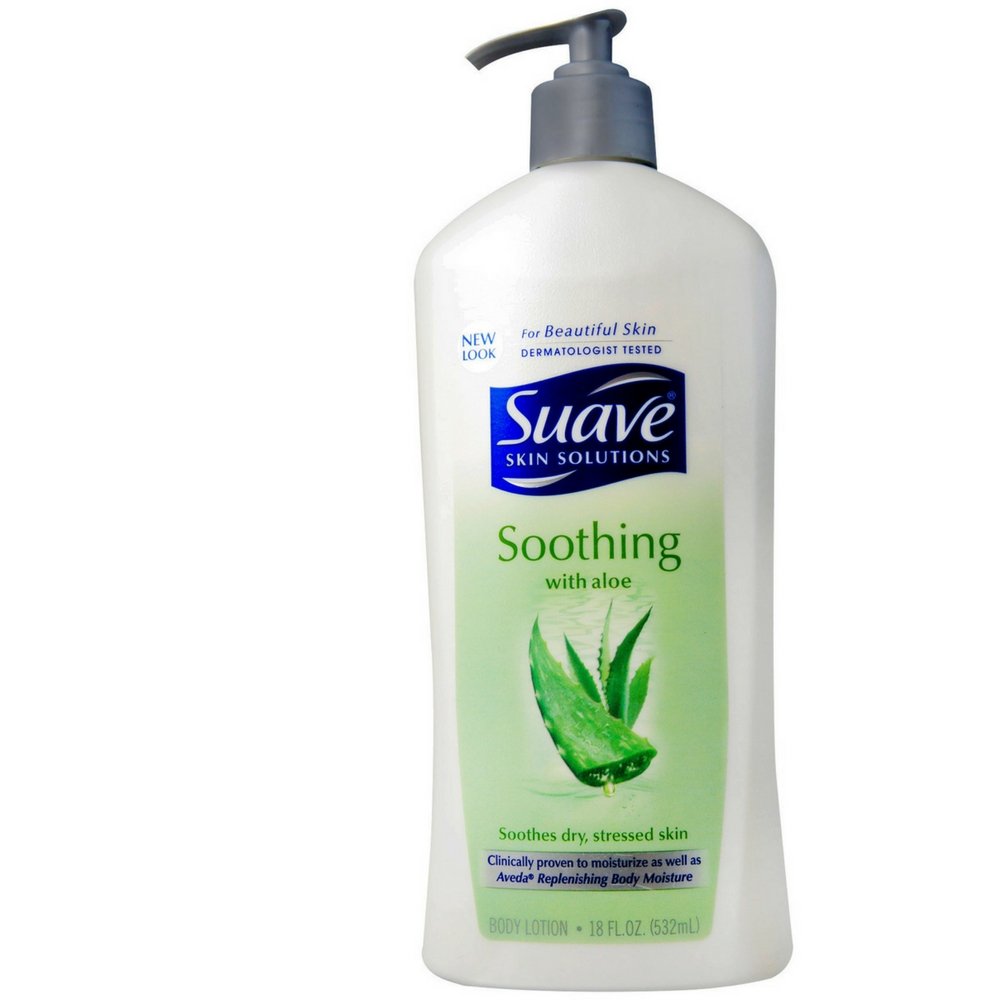 Suave Hand And Body Lotion With Soothing With Aloe 18 Oz (Pack Of 7)