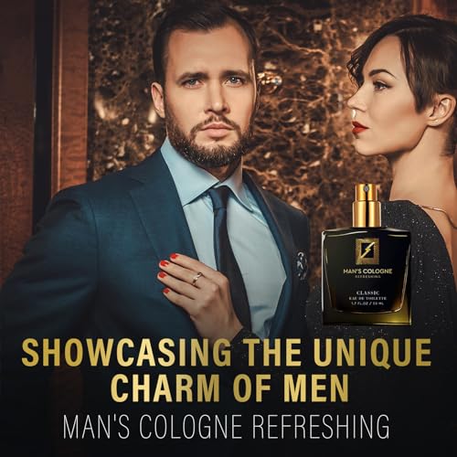 Pheromone Cologne For Men, Long-Lasting Premium Pheromone Perfume for Men Attract Women, Unique Scent Highlights Your Handsome Charm