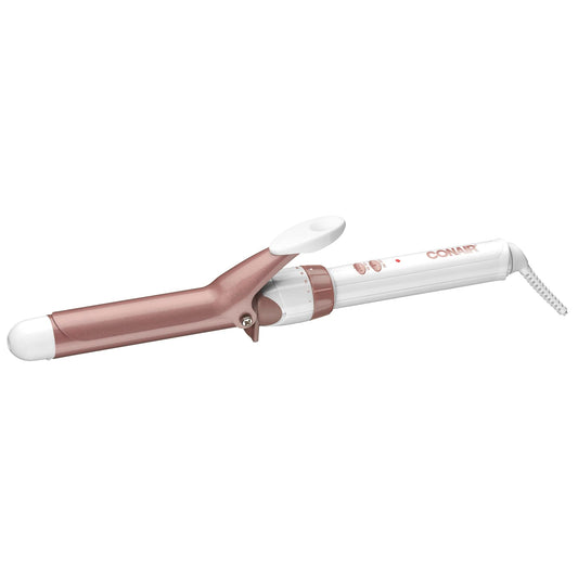 Conair Double Ceramic 1-Inch Curling Iron, 1-Inch Barrel Produces Classic Curls - For Use On Short, Medium, And Long Hair