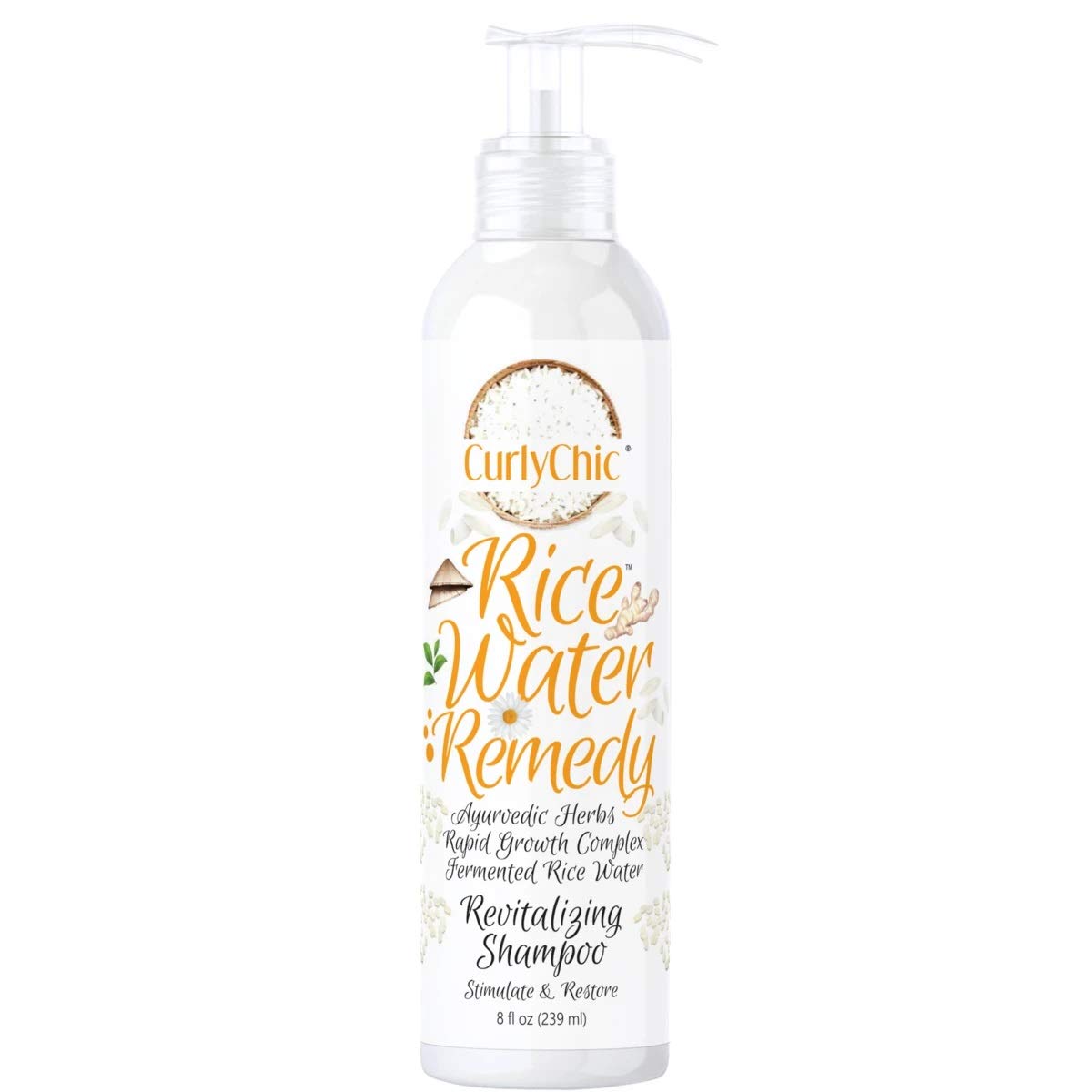 Curly Chic Rice Water Remedy Revitalizing Shampoo 8 Fl Oz.