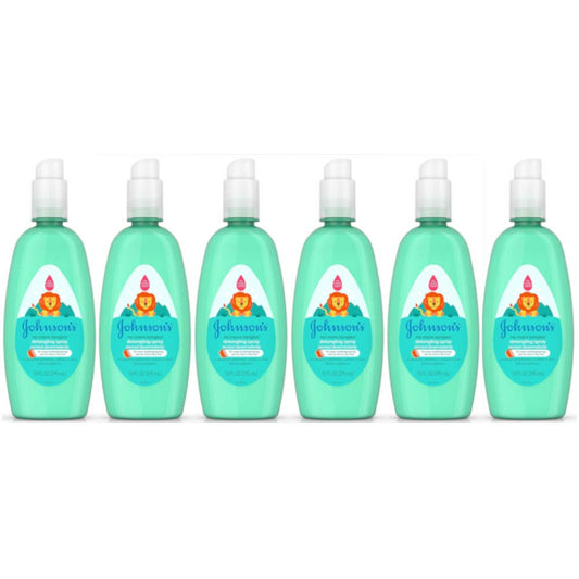 Johnson's No More Tangles Spray Detangler,10-Ounce Spray Bottles (Pack of 6)