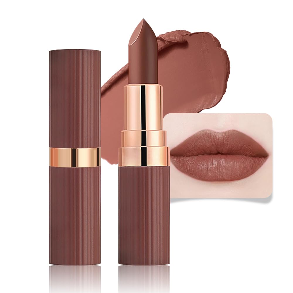 CAKAILA Nude Lipstick Matte Sets,Light to Dark Velvet Lipstick for Women Long Lasting Waterproof 24 Hours Lip Stick Lip Stain Makeup Gift Sets,labiales mate 24 horas originales