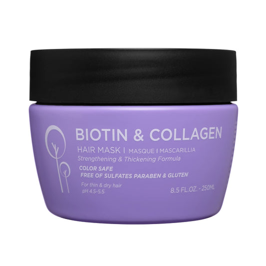 Luseta Biotin & Collagen Hair Mask For Dry & Damaged Hair And Growth-Thickening Hair Treatment-Anti Frizz, Nourishment For Thin