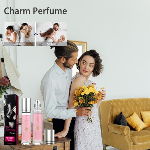 pheromones perfumes for women, Phero Roll-On Perfume, best fragrances Phero Oil for Women to Attract Men,Venom Scents Pheromones for Women (Pack of 6)