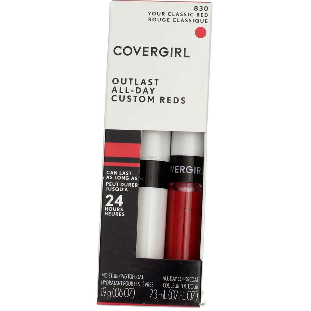 COVERGIRL Outlast All-Day Custom Reds Lip Color, Your Classic Red (Pack of 4)4