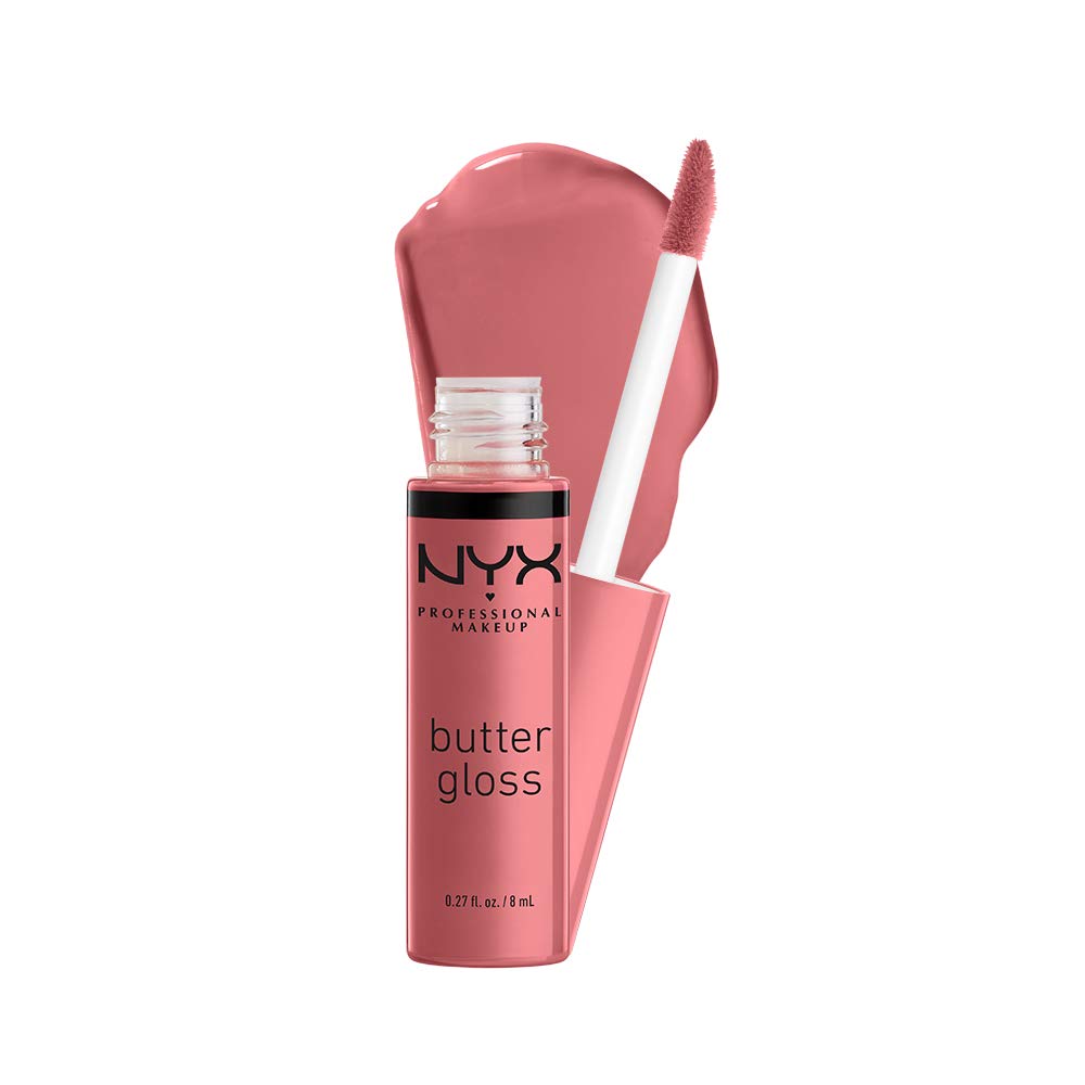 NYX Butter Gloss | Non-Sticky Lip Gloss - Tiramisu Brown | Pack of 2