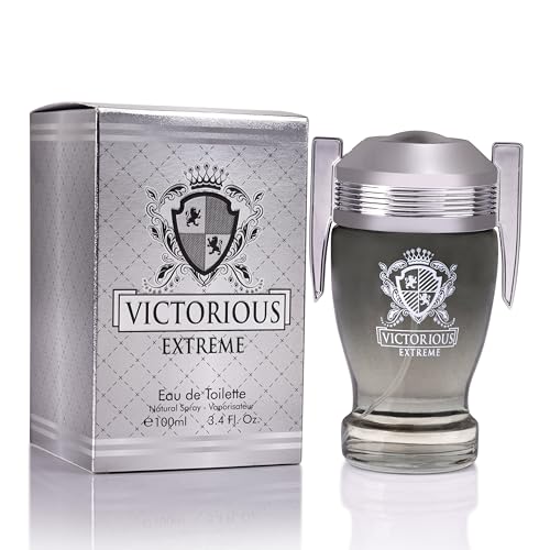 Victorious Extreme for Men Eau De Toilette - Formulated Using the Finest, Prime Ingredients - Fruity, Salty Fragrance - Black pepper & Fresh Orange Blossom - Packaged in a 100% Recycled Paper