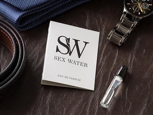 Sex Water Cologne for Men – 2 ml Travel Size Eau de Parfum Spray – Seductive Designer Summer Scent – Long Lasting, Hypoallergenic Masculine Romantic Men’s Fragrance Infused with Bergamot, Amber & Musk