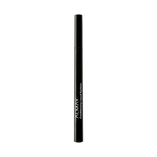 Almay Conditioning Liquid Eyeliner, Longwearing, Waterproof, Hydrating, 10 Black, 0.03 Fl Oz.