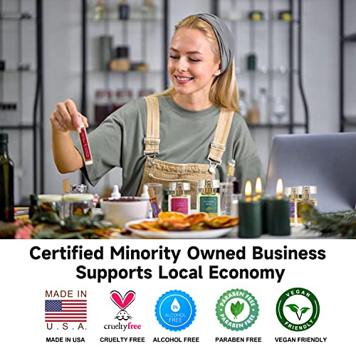 Zoha Cherry Vanilla - Cherry Perfume for Women and Men, Alcohol Free Perfume Oil Roll On, Natural Clean Travel Size Parfum, 9ml Roller