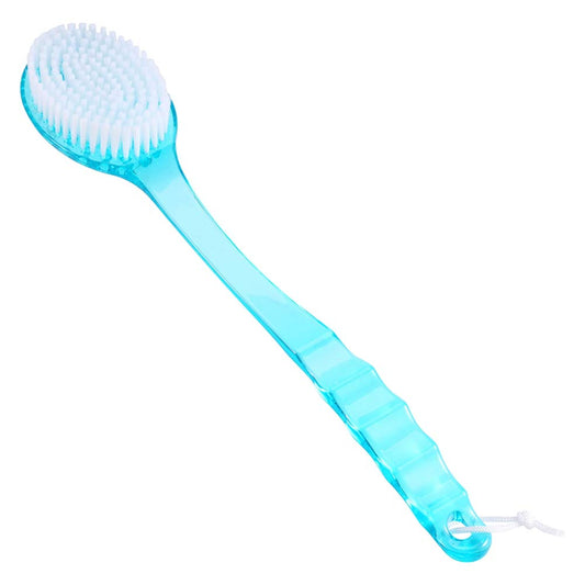 Shower Brush With Bristles Body Washing Bath Shower Back Skin Brush Scrubber Massager W/Long Handle For Exfoliating Back, Body,