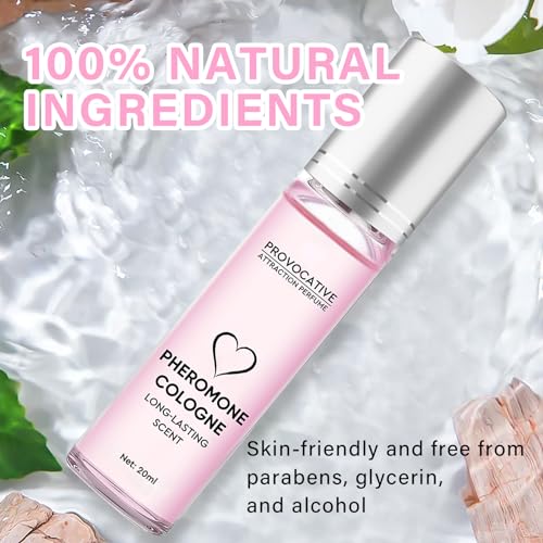 Pheromones Perfumes for Women,20 ML Long-lasting Roll on Pheromone Perfume to Attract Men,Unique Scent Pheromone Cologne for Women