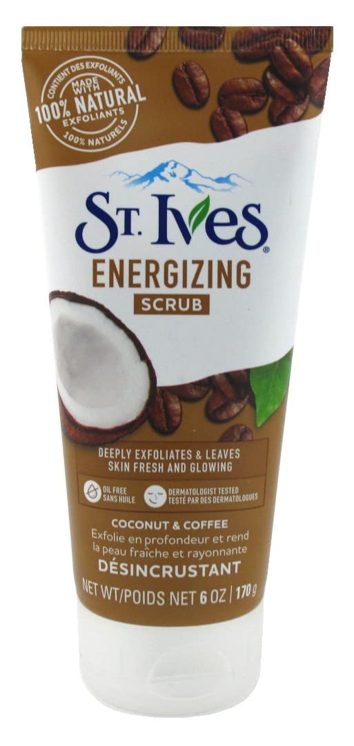 St. Ives Coconut & Coffee Energizing Scrub 6 Ounce