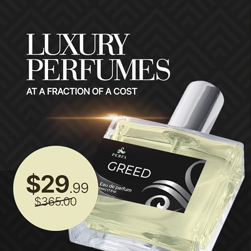 Greed Cologne for Men | Affordable Men's Perfume | 12 Hour Lasting Luxury Perfumes for Men | Gift-Ready Men's Cologne | Original Fragrances