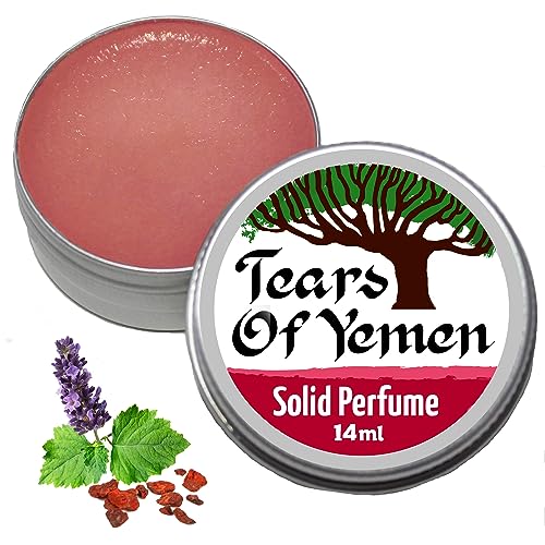 Yemeni Dragons Blood SOLID perfume | Sweet Amber | Elemi | Patchouli | Powder | Halal | Vegan || Made in Canada - Muslim Cosmetics - Tears of Yemen 0.5oz / 14ml