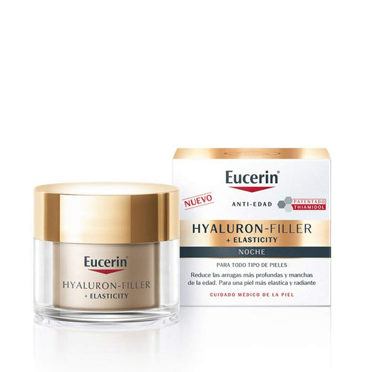 Eucerin Hyaluronic Acid Night Cream 50Ml - Anti-Aging Moisturizer For Mature Skin