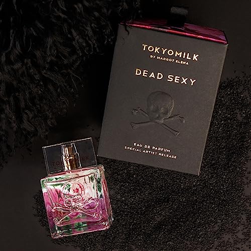 TOKYOMILK Dead Sexy Embossed Eau de Parfum, 3.4 fl. oz, 100 ml, Deep Vanilla Perfume with Exotic Wood, White Orchid & Ebony, Romantic & Ethereal, Women’s Luxurry Fragrance Spray