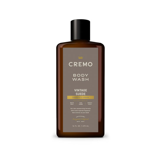 Cremo Body Wash for Men | Vintage Suede & White Moss | 16 Fl Oz