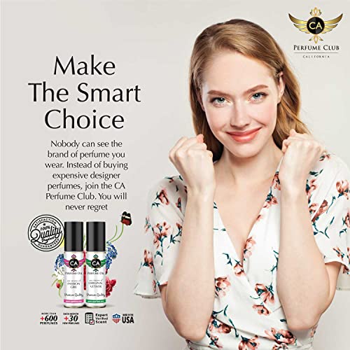 CA Perfume Impression of Delina Exclusif For Women Replica Fragrance Body Oil Dupes Alcohol-Free Essential Aromatherapy Sample Travel Size Concentrated Long Lasting Attar Roll-On 0.3 Fl Oz/10ml