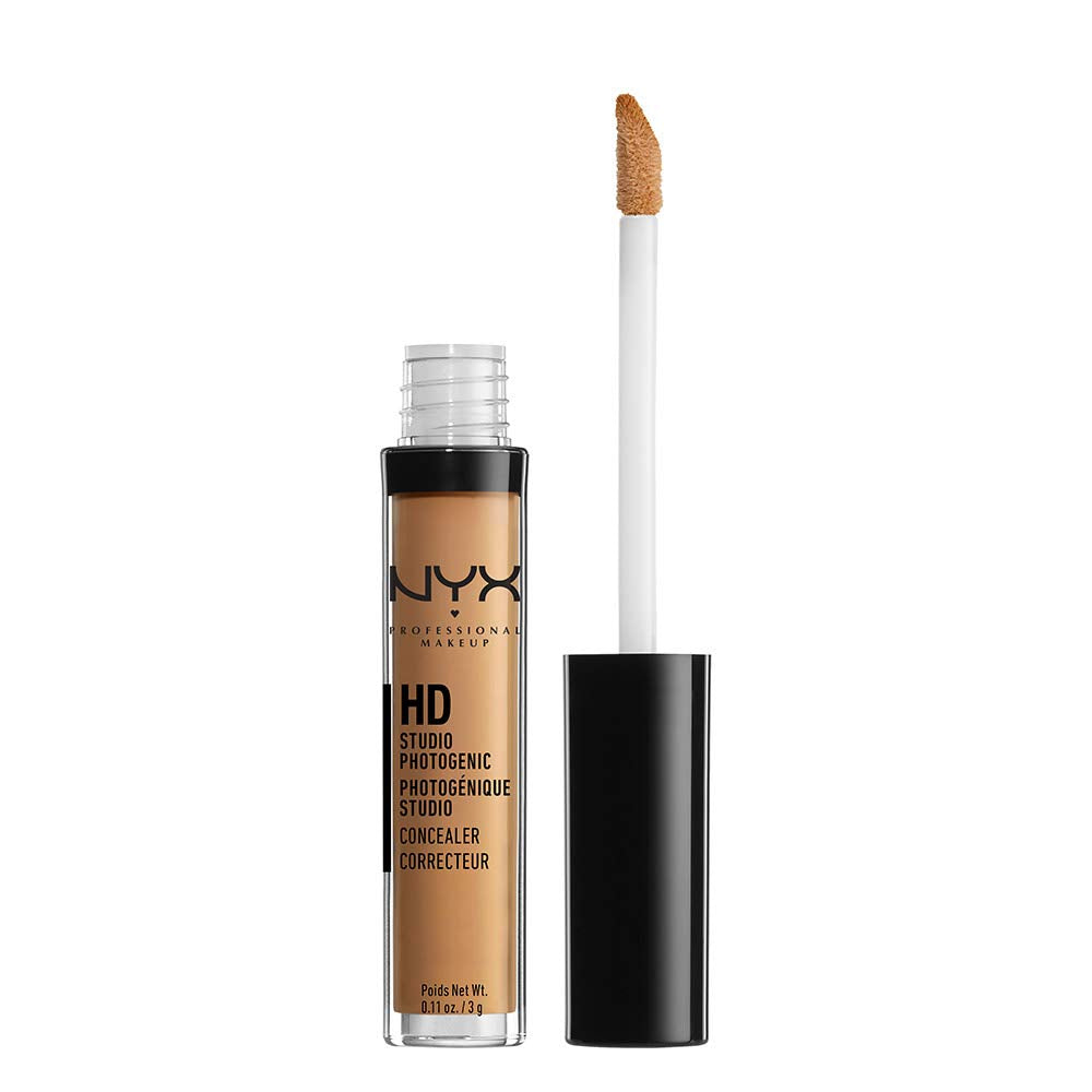 NYX PROFESSIONAL MAKEUP HD Studio Photogenic Concealer Wand, Medium Coverage - Deep Golden
