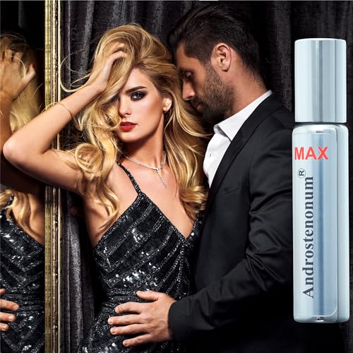 ANDROSTENONUM MAX Pherolec Global Male Pheromone Perfume Oil for Him Real Long-Lasting Original Best Men's Pheromones Cologne Essential Strong Spray Fragrance Essence Extra Strength Man 0.27 fl. oz