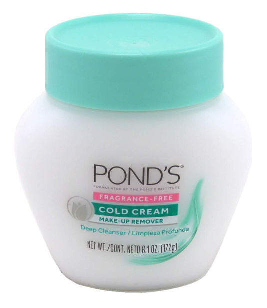 Pond'S Cold Cream Make-Up Remover Fragrance-Free 6.1 Ounce (2 Pack)