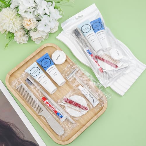Toiletry Kits Homeless Personal Hygiene Care Package Kits Supplies In Bulk, Disposable Travel Size Essential Women Men Toiletries Set for Hotel,Charity,Camping,Travel (7.1 Inch, 20, Count)