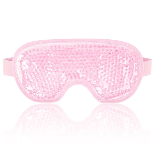 Newgo Cooling Gel Cold Eye Mask For Puffy Eyes, Reusable Ice Pack With Soft Plush Backing For Dark Circles, Migraine, Stress Rel