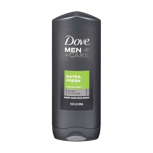 Dove Men + Care Body Wash Extra Fresh 13.5 Ounces (Value Pack Of 6)