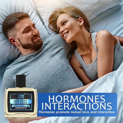 Her Loss Cologne for Men (Pheromone-Enhanced), Herloss Perfume Para Hombre, Top Shelf Pheromone Enhanced Colognes for Men, Long Lasting Scent | Natural Herbal Formula | Awaken Raw Instinct