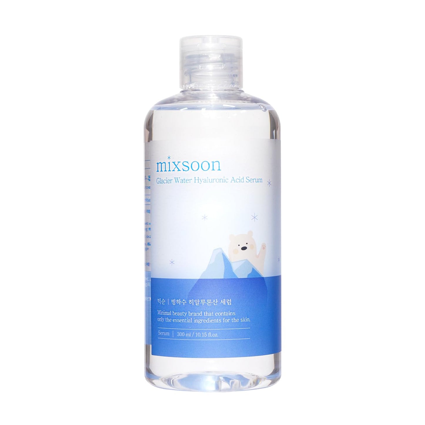 Mixsoon Glacier Water Hyaluronic Acid Serum For Face Hydrating,Non Greasy Hydrating Korean Skin Care,Mega-Sized 10.14 Fl.Oz 300M