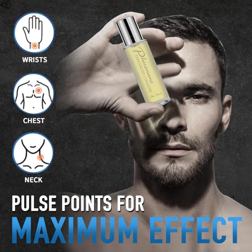 15 mL Pheromone Cologne for Men - Long-Lasting Scent Mens Cologne - Enhanced Confidence & Charisma Pheromone Infused Perfume for Him - Raw Pheromones Men's Colognes, Bold