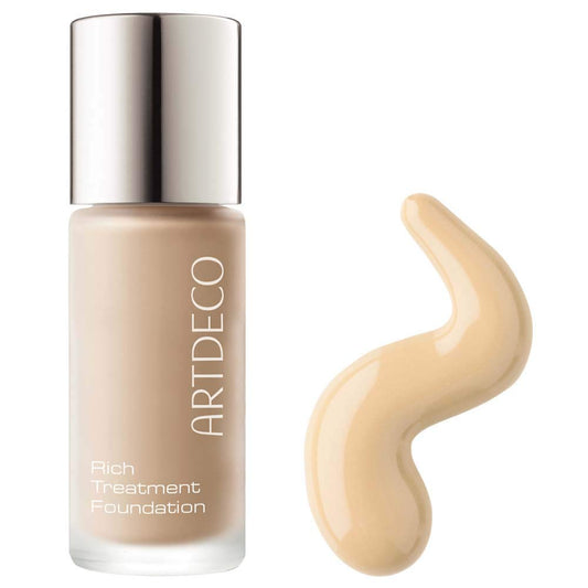 Artdeco Rich Treatment Foundation - Creamy Honey N17 - Conceals Imperfections & Creates Flawless Complexion - Long-Lasting - Eve