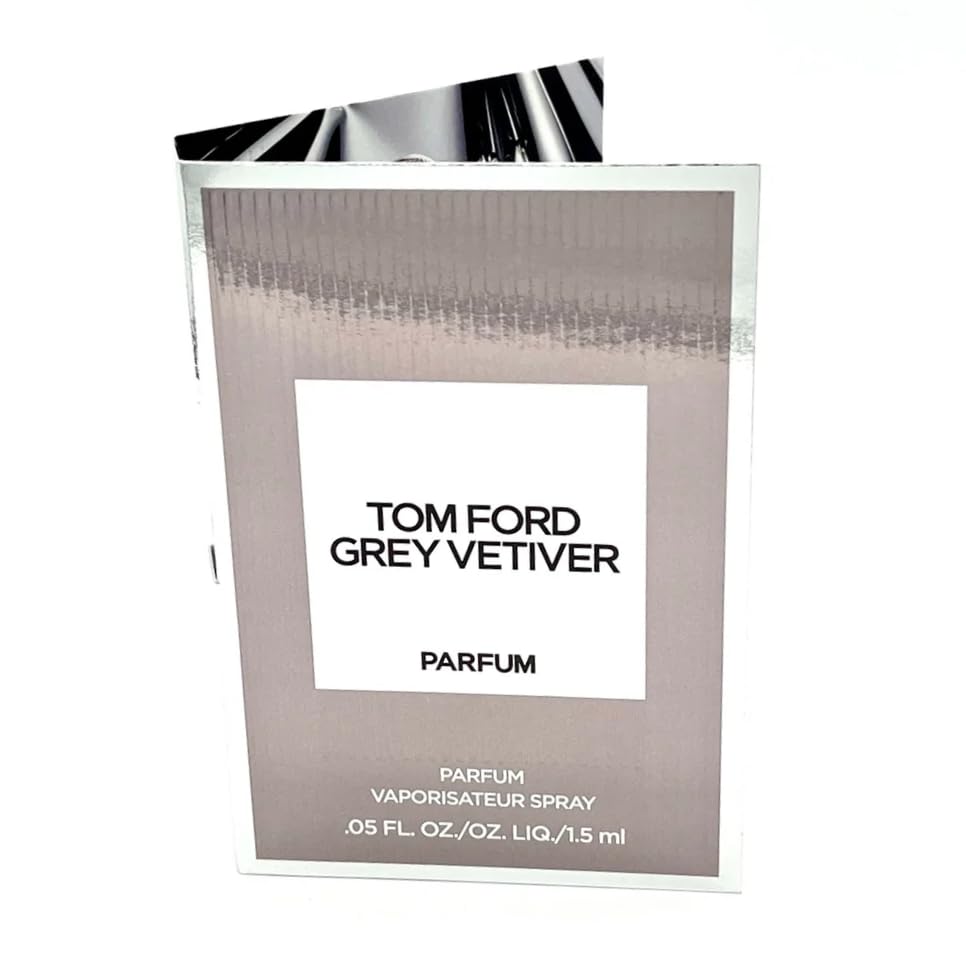 Tom Ford Grey Vetiver Parfum For Men 0.05 Ounce Travel Sample Size Perfume Spray Vial