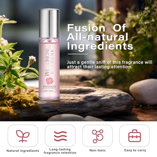 TANGDIAABBCC Pheromones Perfumes for Women, Unique Scent With Pure Pheromones, Roller Ball Design, Portable and Long Lasting, Unleash Your Charm and Stay Confident, 20 ml