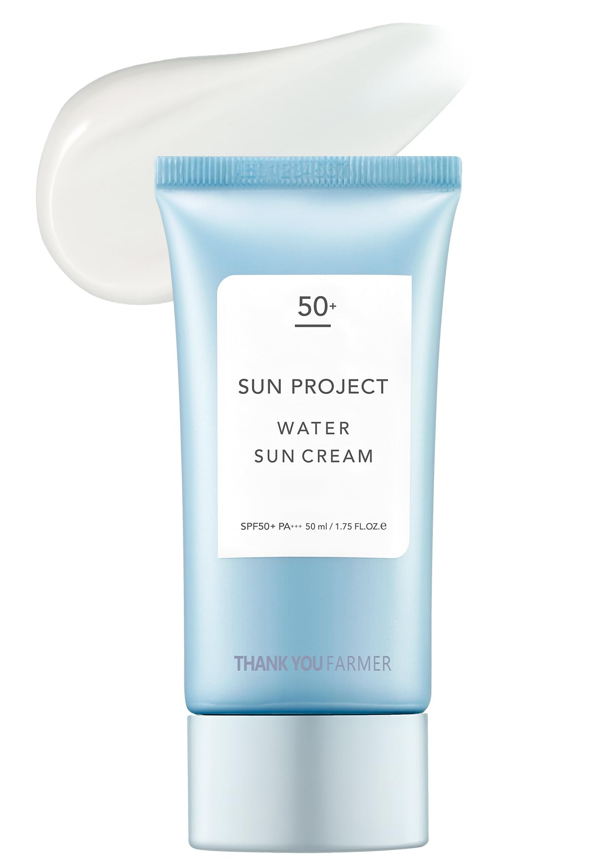 Thankyou Farmer Sun Project Water Sun Cream 1.75 Fl Oz (50Ml) - Travel Size Sunscreen, Face Sunscreen For Sensitive Skin, Korean