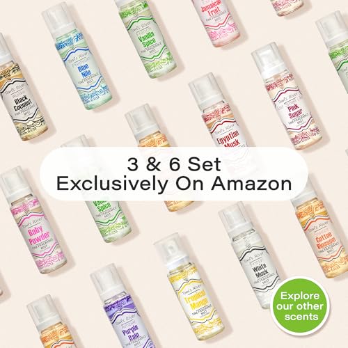 Tom's River Fine Fragrance Body & Hair Mist | Egyptian Musk Scent (Pack of 3) | For Daily Use | Travel-Friendly | 2 fl oz/ 60ml per Bottle