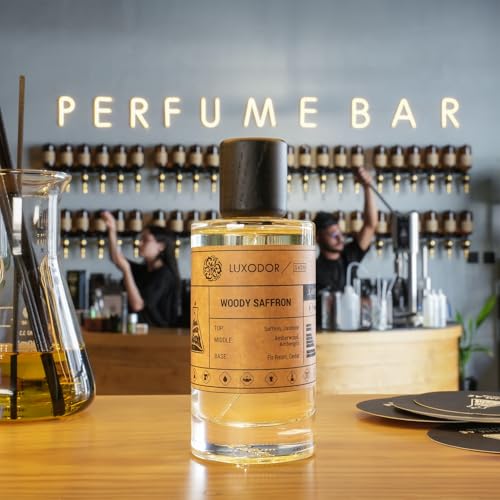 Woody Saffron - Eau de Parfum - Inspired by MFK Bacarat Rouge 540 - Unisex Fragrance Long-lasting 3.4 fl. oz (100ml)