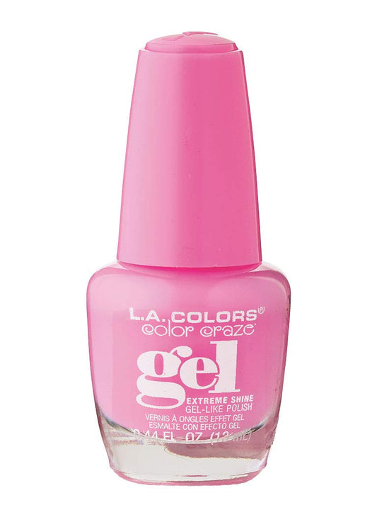 L.A. Colors Creamy Neon Gel Nail Enamel Girl Talk, 0.44 Fl Oz