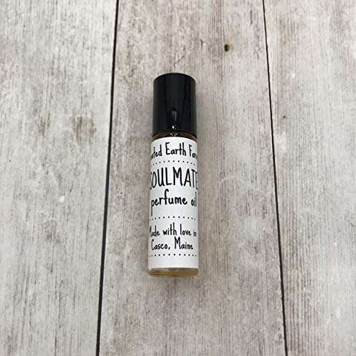 Soulmate Perfume Oil - Roll On Scent - Patchouli Lemon Ginger Grapefruit - Perfect for Date Night