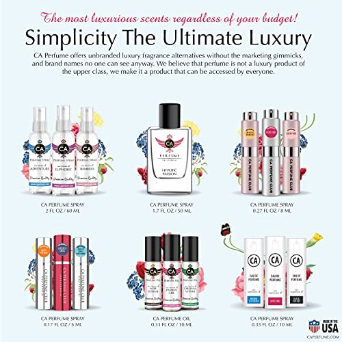 CA Perfume Impression of Daisy Eau So Fresh For Women Fragrance Dupes Eau de Parfum Spray Refillable Bottle 2 Fl Oz/60ml-X1